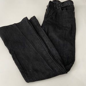 Boot cut black denim